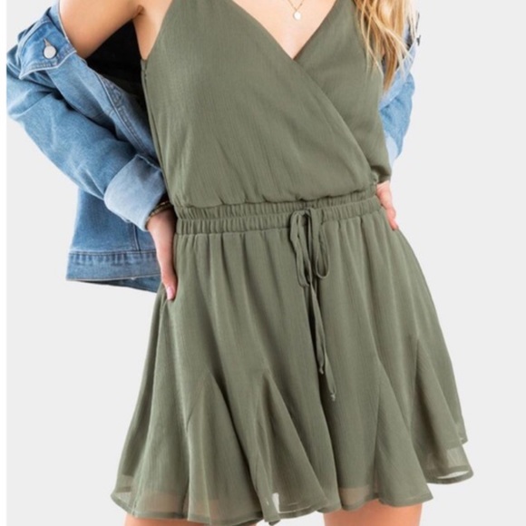 Green Romper - Picture 2 of 4